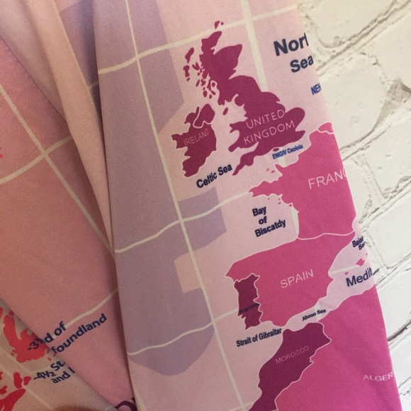 World Map Leggings 4/$20 SALE - Picture 6 of 8